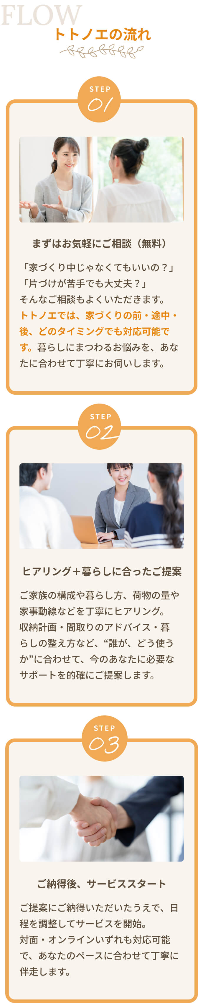 トトノエの流れ